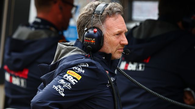 Christian Horner en el garage de Red Bull durante un Gran Premio de Fórmula 1 | RED BULL