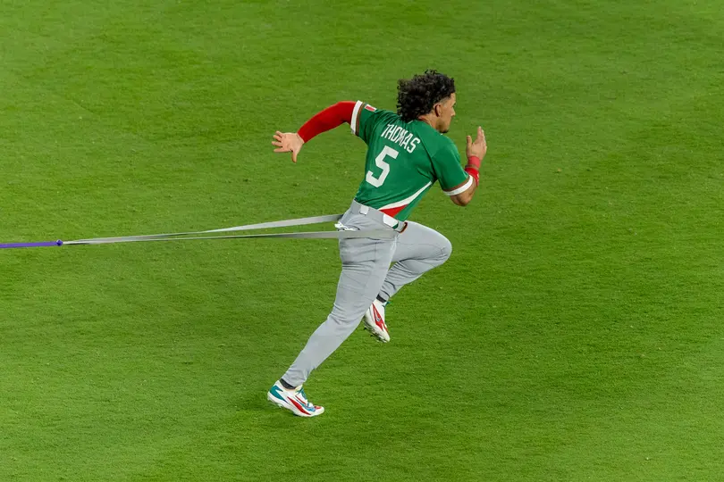 Alek Thomas con la Selección Mexicana en el Clásico Mundial de Béisbol| MEXSPORT