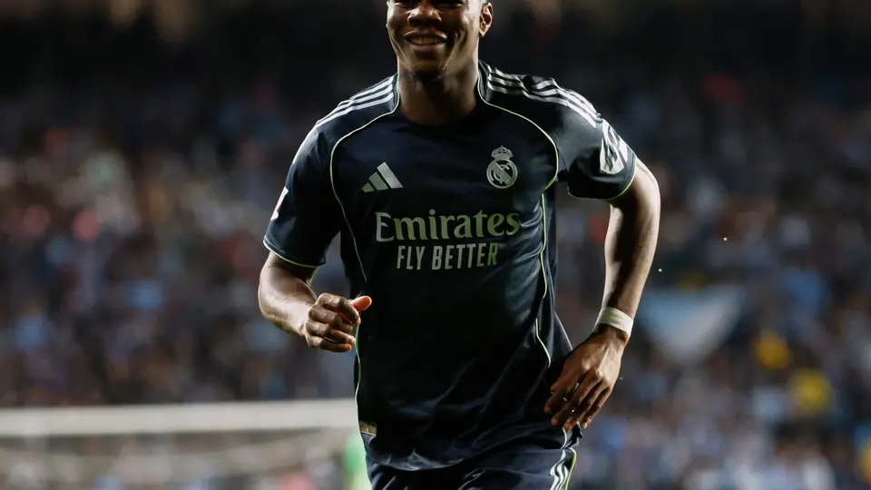 Tchouameni festejando el gol que adelantaba a Real Madrid | AP