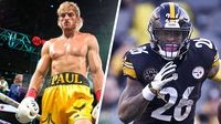 ¡NFL vs. WWE! Le’Veon Bell acepta reto de Logan Paul para una pelea de un millón de dólares