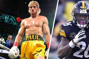 ¡NFL vs. WWE! Le’Veon Bell acepta reto de Logan Paul para una pelea de un millón de dólares