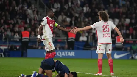 PSG cae ante Mónaco y el Lens de Saint-Maximin se saborea el 'liderato'