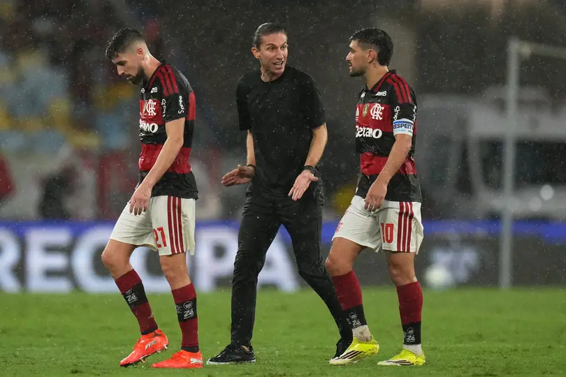 Filipe Luis todavía como técnico de Flamengo en la Recopa Sudamericana | AP