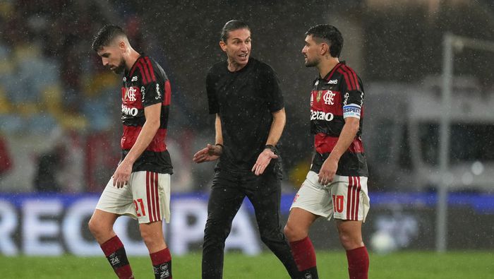 Filipe Luis todavía como técnico de Flamengo en la Recopa Sudamericana | AP