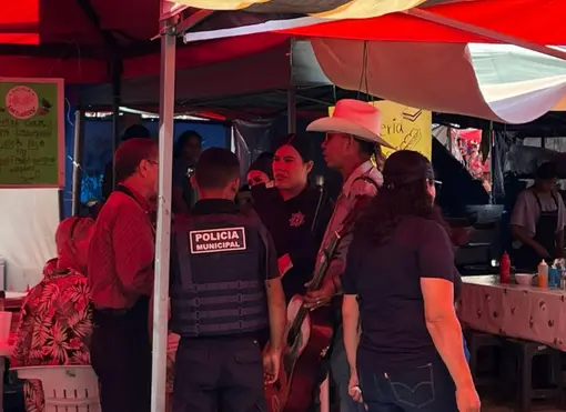 Momentos después autoridades llegaron al sitio. / TikTok: @brragan._