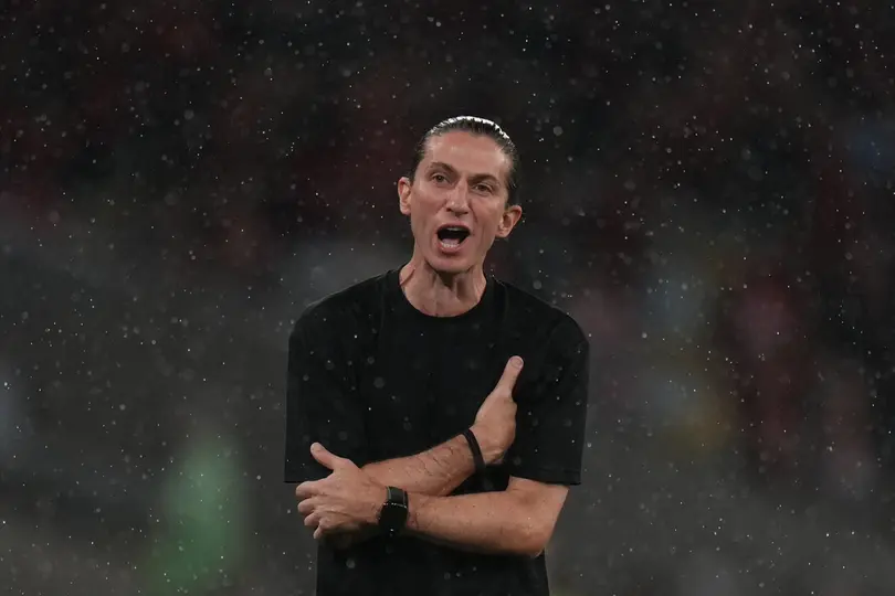 Filipe Luis durante la Recopa Sudamericana | AP