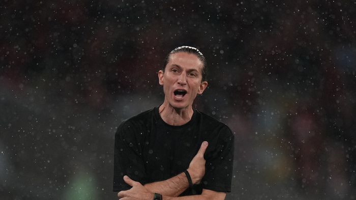 Filipe Luis durante la Recopa Sudamericana | AP