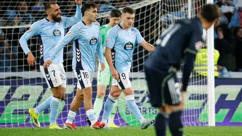 Borja Iglesias, con el Celta | AP