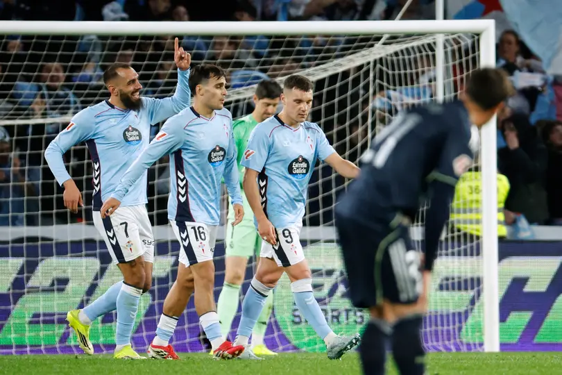 Borja Iglesias, con el Celta | AP