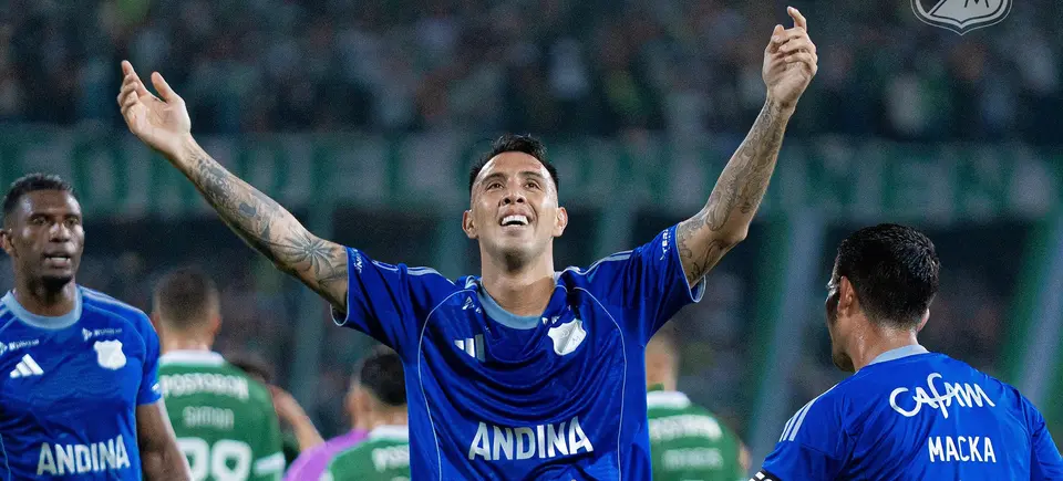 Rodrigo Contreras marcó un doblete ante Nacional | X @MillosFCoficial