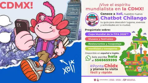 Xoli, el chatbot chilango que será tu guía turística en CDMX para el Mundial 2026