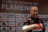 Leonardo Jardim en su presentación con Flamengo | AFP