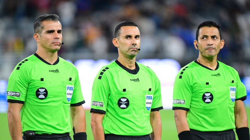 Fernando Hernandez, Cesar Arturo Ramos y Alberto Morin en la Leagues Cup 2025 | MEXSPORT