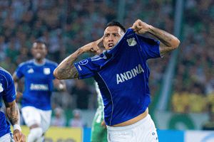 Rodrigo Contreras marcó un gol de antología con Millonarios | X @MillosFCoficial