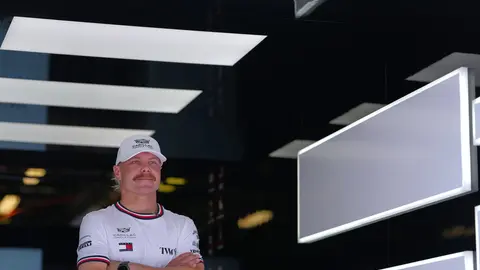 Valtteri Bottas en el hospitality de Cadillac en Australia | AP