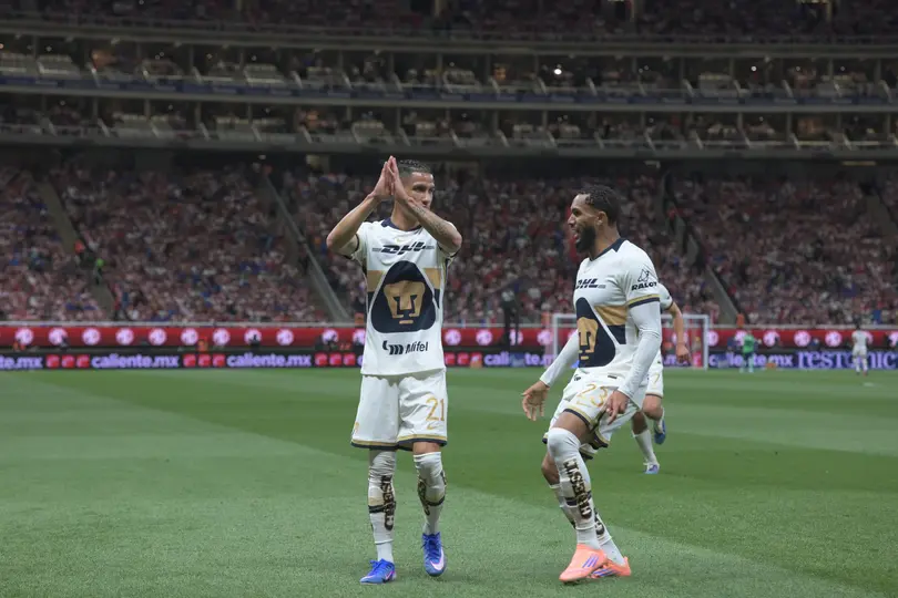 Uriel Antuna, jugador de Pumas, en duelo ante Chivas en el Clausura 2026 | IMAGO7