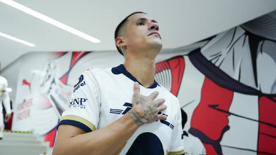 Uriel Antuna, jugador de Pumas, en duelo ante Chivas en el Clausura 2026 | IMAGO7