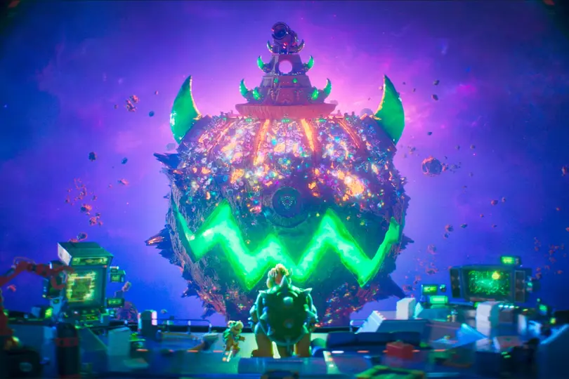 Miles de fans acudieron al cine para ver el esperado estreno de Super Mario Galaxy./ AP