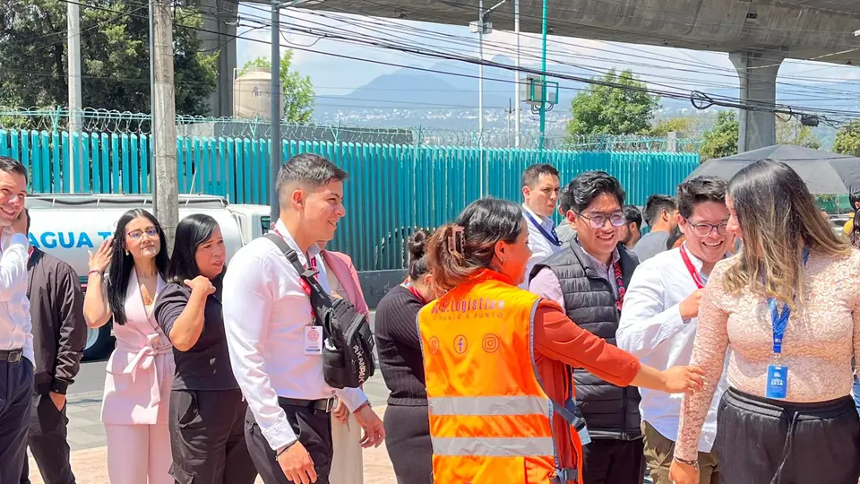 Protección Civil coordinó ejercicios de evacuación y rescate durante el simulacro realizado este miércoles./ Mariana Alcántara