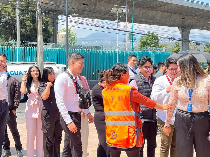Protección Civil coordinó ejercicios de evacuación y rescate durante el simulacro realizado este miércoles./ Mariana Alcántara