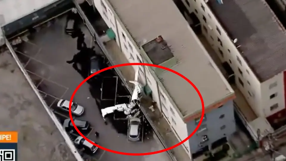 La aeronave se desplomó sobre un edificio de una zona residencial de Brasil / Especial