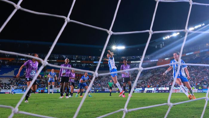 Jugadoras de Rayadas en celebración ante Pachuca en la Semifinal del Clausura 2024 de la Liga MX Femenil | IMAGO 7