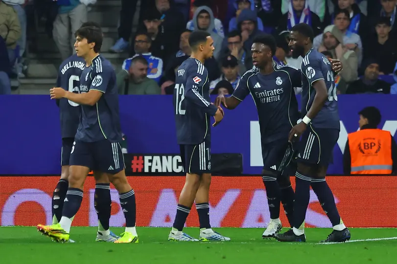 Jugadores de Real Madrid en partido de LaLiga | AP