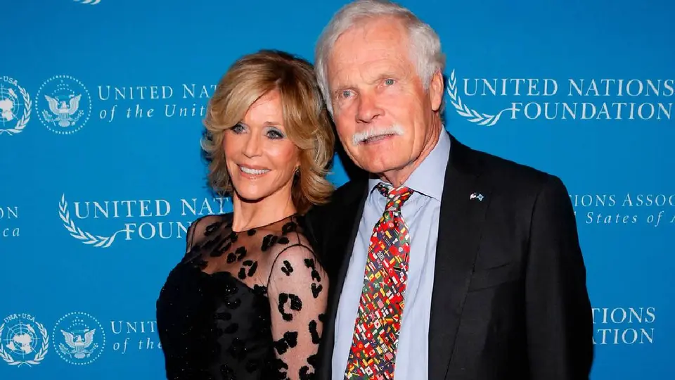 Turner estuvo casado con la actriz Jane Fonda, procreando cinco hijos/AP