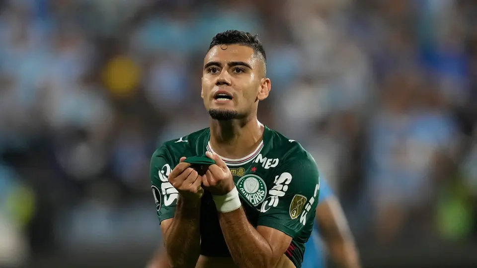 Andreas Pereira festejando su gol ante Sporting Cristal | AP