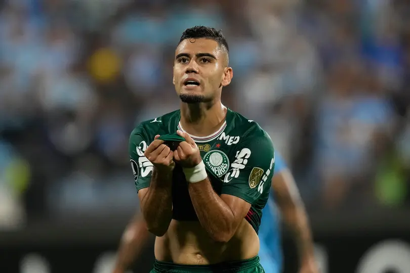 Andreas Pereira festejando su gol ante Sporting Cristal | AP