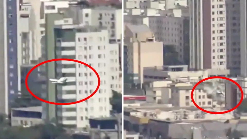 VIDEO: Avioneta se desploma en zona residencial; hay muertos y heridos