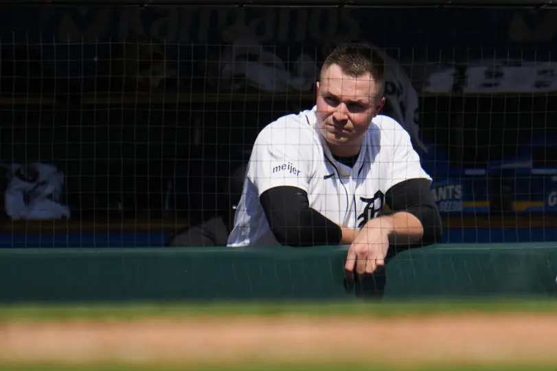 Tarik Skubal tras lesionarse | AP