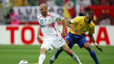 Zinedine Zidane, contra Brasil, en Alemania 2006. l MEXSPORT