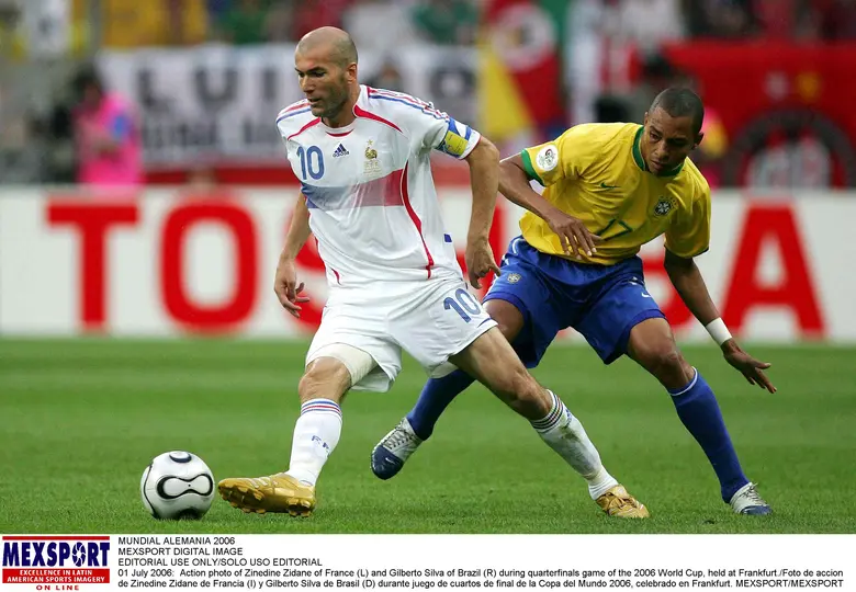 Zinedine Zidane, contra Brasil, en Alemania 2006. l MEXSPORT