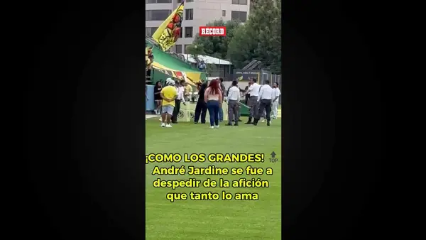 André Jardine fue con la afición a despedirse