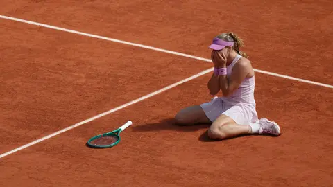 La alegría de Mirra Andreeva  l AP