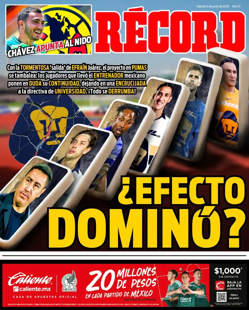 Portada RÉCORD 06 de junio de 2026