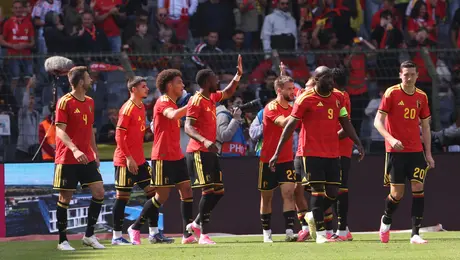 Bélgica aplasta a Túnez y llega con todo a la Copa del Mundo