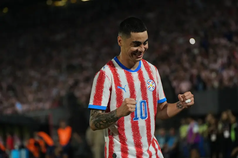 Miguel Almirón, de Paraguay | AP