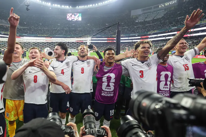 Inglaterra celebrando el 'Aztecazo' | Miguel Potón