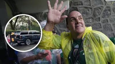Vandalizan camioneta de Cuauhtémoc Blanco previo al México vs Inglaterra