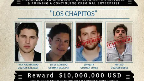 Estados Unidos mantiene millonaria recompensa por Iván Archivaldo y Jesús Alfredo Guzmán