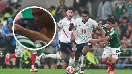 ¿Lo quiere en el Real Madrid? Jude Bellingham pidió la camiseta de Gilberto Mora tras el México vs Inglaterra