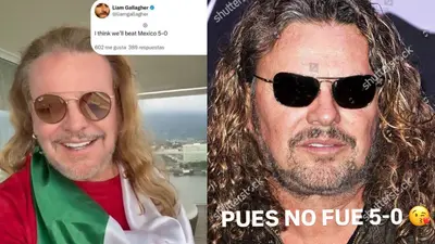 “¿No que 5-0?”: Fher de Maná le responde a Liam Gallagher tras derrota de México ante Inglaterra