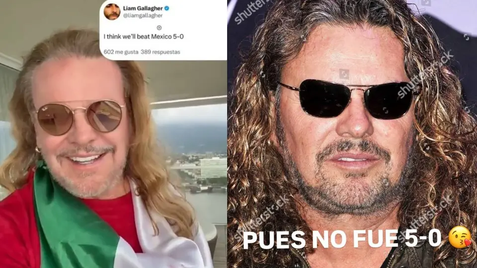 “¿No que 5-0?”: Fher de Maná le responde a Liam Gallagher tras derrota de México ante Inglaterra
