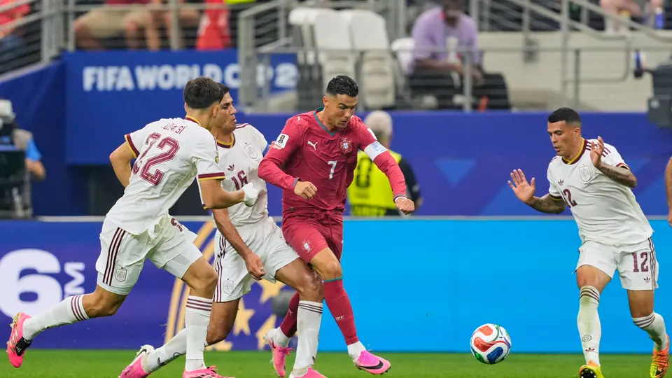 Cristiano Ronaldo ante España l AP