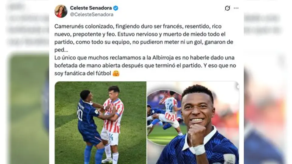 Así fue el comentario de la senadora paraguaya | CAPTURA DE PANTALLA