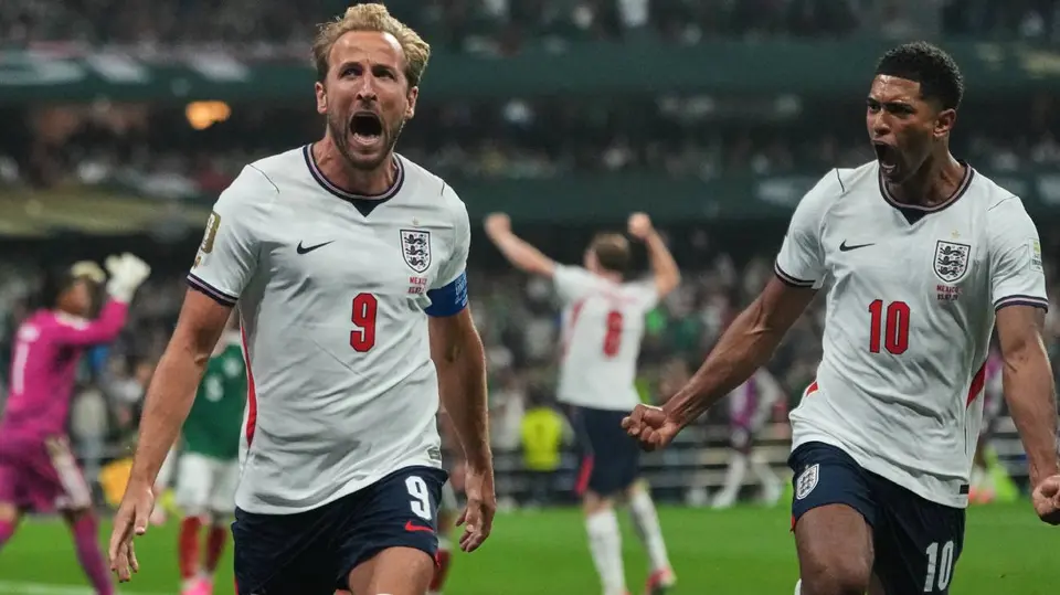 Harry Kane en festejo mundialista | AP