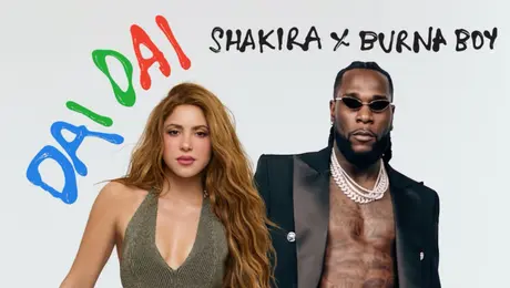 Shakira y Burna Boy mantienen el ritmo: "Dai Dai" lidera por segunda semana el ranking global de Billboard