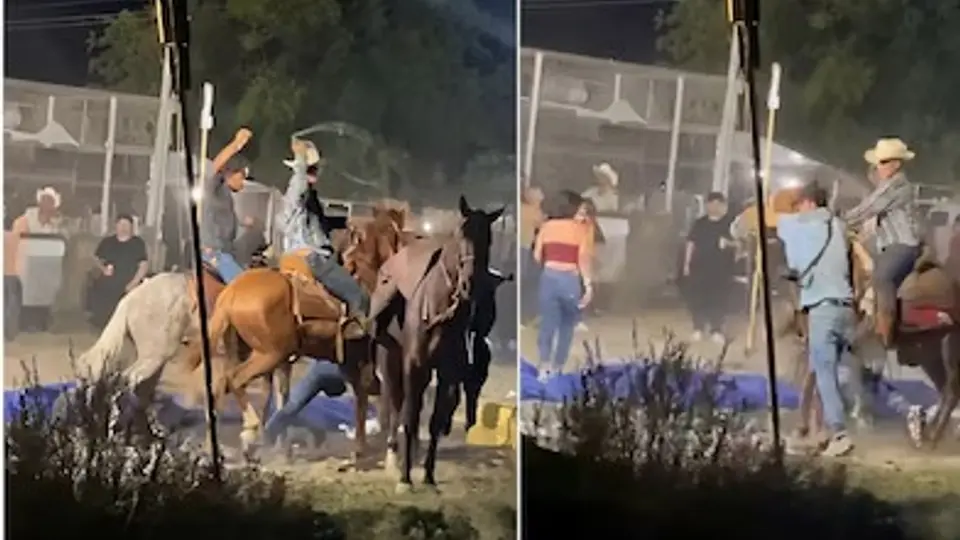 VIDEO: Jinetes protagonizan pelea con machetes y riatas en Ahome, Sinaloa